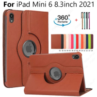 360 Degree Rotating Leather Smart Cover Case for Apple iPad Mini6 2021 case for ipad Mini6 8.3 inch 2021 case