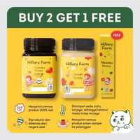 Hillary Farm Manuka Honey UMF 5+ dan Clover Honey Free Madu