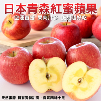 【天天果園】日本青森紅蜜蘋果10入禮盒(每顆約200g)