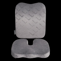เซ็ตเบาะรองนั่ง + เบาะรองหลัง รุ่น Lunio Ergo Lite Back Cushion และ Lunio Ergo Lite Seat Cushion สีเ