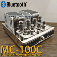 Yaqin MC-100C Intergrated Vacuum Tube Power Amplifier Pure Rear AMP Bluetooth With Self-Protection 110~240V