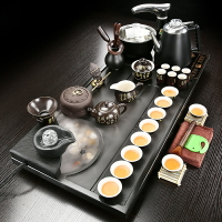 烏金石茶盤茶具套裝流水石茶盤家用辦公喝茶簡約陶瓷防燙茶爐整套