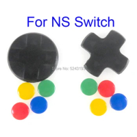 30sets For Nintendo Switch Joy con Skin Case D-pad Move Cross Direction ABXY Key Sticker Joystick Button Thumb Stick Grip Cap