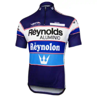 Reynolds Retro Classical Man New Short Sleeves Cycling Jersey OSCROLLING