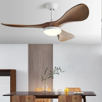 42Inch Modern LED Ceiling Fan Light Strong Winds Living Room Restaurant Household Electric Fan Mute With Lamp Ceiling Fan 220V
