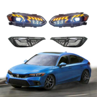 Factory 2022-2023 For Honda Civic 11th generation headlights full LED Headlamp Taillights Auto Accessories