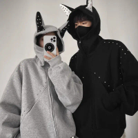 High Street Trendy Brands Hong Kong Style Japanese Style Harajuku Style Korean Style Trendy Loose Ja