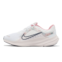 Nike 慢跑鞋 Wmns Quest 5 PRM 女鞋 白 粉 水彩風 花卉 緩震 運動鞋 FB6944-100