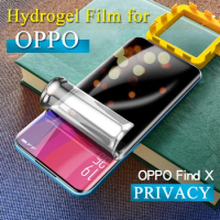 Reno9Pro+ 8Pro+ Privacy Hydrogel For OPPO Reno 7Pro+ 6Pro Reno5Pro Reno3Pro 4Pro Privacy Screen Protector Find X5 X3 Pro X2Pro