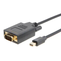 Mini DP To VGA Cable Mini DisplayPort (Thunderbolt 2) To VGA Adapter Compatible with Mackbook Pro/Air, IMac Dell Monitor Surface