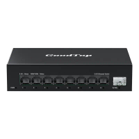 Switch Unmanaged, GoodTop, 8 Cổng 2.5GbE, Switch Mạng 2.5GBASE-T, với Cổng SFP + 10G, Cắm & chạy, Kh