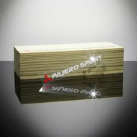 Cutting Sticker Logo Mitsubishi Pajero Sport Premium Waterproof | Stiker Kaca & Body Mobil Putih