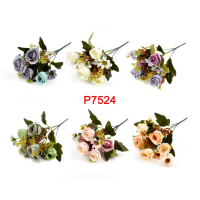 P7524 BUNGA BOUQUET BUNGA HIASAN UNTUK DEKORASI PERNIKAHAN SESERAHAN HANTARAN Putih