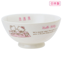 【震撼精品百貨】Hello Kitty 凱蒂貓-凱蒂貓茶碗-野餐 震撼日式精品百貨