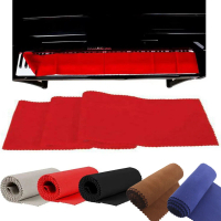 Manufacturer Furry Edge Wave Pattern 88-Key Piano Keyboard Dust Cover Cloth Keyboard Instrument Acce