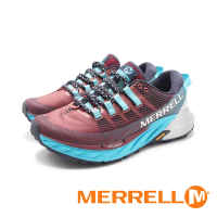 【MERRELL】女 AGILITY PEAK 4 戶外健身輕量型慢跑越野鞋 女鞋(藍紅)