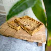 Nampan Bambu / Tray Bamboo / Tempat Saji Bambu / Nampan Saji Material Bambu