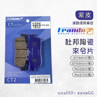 Frando 來令片 剎車皮 煞車皮 紫皮 適用 JOYMAX RV250 GTS300i RV270