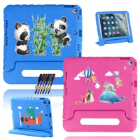Tablet Case for Apple IPad 7 10.2 Inch / IPad 8 10.2 Inch Dustpoor and Shock-proof Cute Child Protective Cover + Free Stylus