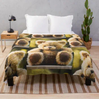 Teddy Bear Throw Blanket Quilt Blanket Soft Big Blanket