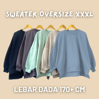Sweater Wanita Basic Oversize XXXL Switer Polos