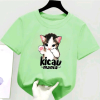 Baju kaos Anak Perempuan dan laki laki usia 1-12Tahun Remaja Dan Dewasa Gambar kicau mania viral Sab