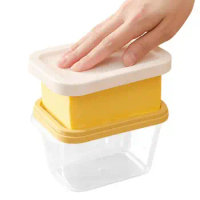 Refrigerator Butter Dish Box With Lid Slicer Case Knife Gadget Kitchen Sealing Storage Dish Butter Cutting Machine Cheese Keeper