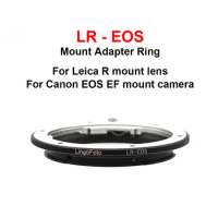 LR-EOS Mount Adapter Ring Brass and Aluminum Alloy for Leica R mount Lens to Canon EOS EF mount camera 5D,6D,7D,70D,750D etc.