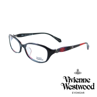 【Vivienne Westwood】經典土星環光學眼鏡(黑/紅格紋 VW263_02)