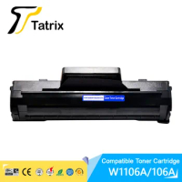 Tatrix W1106A toner 106a Premium Compatible Laser Black Toner Cartridge for HP Laser 107a/107w/MFP 135a/135w/137fnw Printer