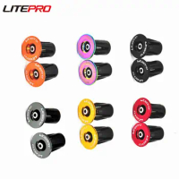 Litepro Mountain Road Bike Handle Bar Plug End Cap 22-24MM Folding Bicycle Expansion Handlebar Plugs