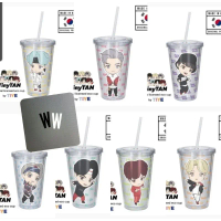 TinyTAN Cool Name Tumblr BTS Original 500ml Suga/ V/ Jimin/Jungkook