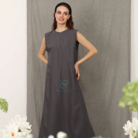 Singlet Sleeveless Daleman Gamis Tanpa Lengan Fashion Muslim Remaja Dress Wanita Dewasa Simple Panja