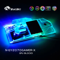Bykski N-GY2070GAMER-X, Full Cover Graphics Card Water Cooling Block,For Galaxy RTX2070 Gamer/General, Gainward RTX2070