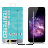 Xmart for iPhone 8 plus / 7 plus / 6S plus / 6 plus 用 高透光2.5D滿版玻璃貼-黑 2張
