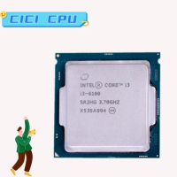 Used Intel Core i3 6100 3.7GHz 3M Cache Dual-Core 51W CPU Processor SR2HG LGA 1151