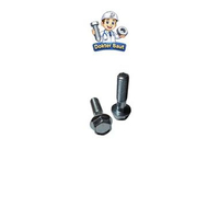 10 PCS Flange bolt M8x30 Baut 12 Putih
