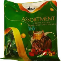 [ COKLAT TRUFFLE ] AKSU Cream Filled Compound Chocolate 250gr Cemilan Coklat Turki Enak Halal