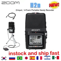 ZOOM H2N Handy Recorder Ultra-Portable Digital Audio Recorder Stereo microphone Interview SLR