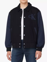 Calvin Klein Calvin Klein - Cotton Nylon Varsity Bomber Jacket