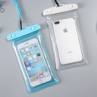 Floating Airbag Waterproof Swim Bag Phone Case For iPhone 11 12 13 14 15 Samsung Xiaomi Redmi Huawei Cover Swimming Bags