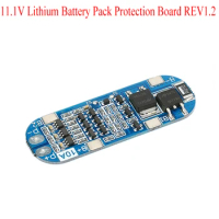 1PCS 11.1V Lithium Battery Pack Protection Board REV1.2 3S 10A Li-ion Lithium Battery 18650 Charger Protection Board 11.1V 12.6V