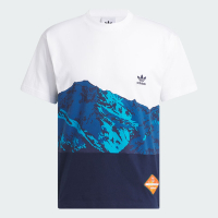 adidas 上衣 男款 短袖上衣 運動 三葉草 亞規 SKY MNTN ART T 白藍 IL4731