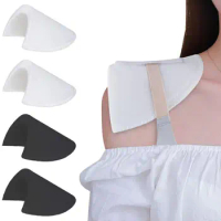 6/3Pair Covered Set-in Shoulder Pads Sewing Foam Pad Sponge Shoulder Pad Shoulder Enhancer for Women Men Blazer Suit Coat Jacket