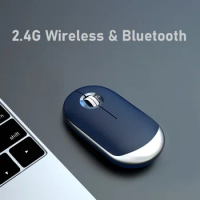Wireless Mouse Rechargeable Bluetooth Silent Ergonomic Computer 1600 DPI For iPad Mac Tablet Macbook Air Laptop PC Gaming Office