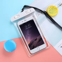IP68 Universal Waterproof Phone Case Bag For Elephone U2 U5 6.5 Inch Below Water Proof Bag Mobile Cover For Elephone PX A6 S8 R9