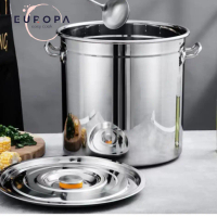 Dandang Panci Stainless Steel Tebal Panci Bakso Stockpot Panci Kukus Panci Besar EUROPA