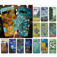 Phone Case for Google Pixel 7 Pro 7a 6A 6 Pro 5A 4A 3A Pixel 4 XL Pixel 5 6 4 3 XL 3A XL 2 XL Vincent van Gogh Flower Painting