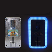 LED Coinslot LED Flash Decorative Type Coin Selector Illuminate Frame for Vending Arcade Machine Universal Arcade parts