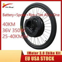 Electric Bike Drive Kit All iN One IMotor 3.0 36V 350W Hub Motor 7.2A Li-ion Battery Front Wheel 700C 29" with Tire전기자전거 키트